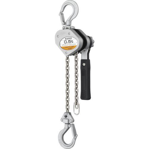 KITO キトーレバーブロックLX 定格荷重500kg 標準揚程1.2m ( LX005  (500...