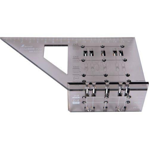 シンワ 2×4止型定規 クリア ( 62115 )