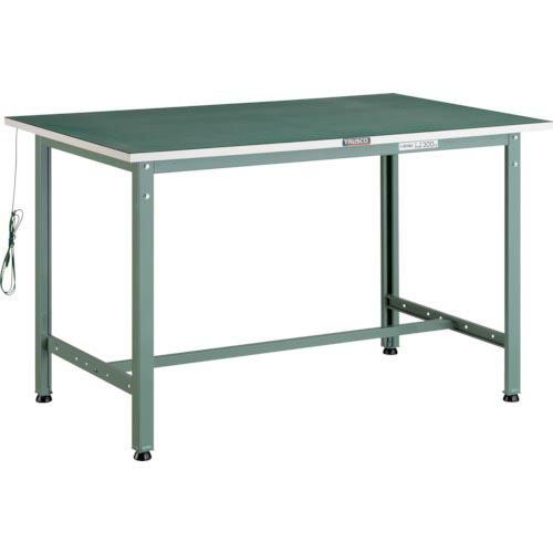 【SALE価格】TRUSCO 軽荷重作業台(300kg)AE型 900X600XH742 帯電防止マ...
