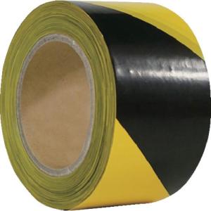 【SALE価格】セーフラン バリケードテープ 黄/黒 幅70mm×130m 非粘着 ( 11642 ) セーフラン安全用品(株)｜orangetool