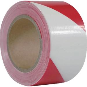 【SALE価格】セーフラン バリケードテープ 赤/白 幅70mm×130m 非粘着 ( 11641 ) セーフラン安全用品(株)｜orangetool