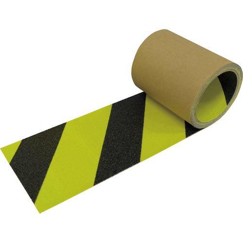 NCA 蛍光ノンスリップ 100×3m ゼブラタイプ ( NSP-1003-FLZ ) (株)ノリタ...
