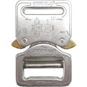ALPIN COBRAプロスタイル バックル 25MM シルバー VF ( FY25AVF )｜orangetool