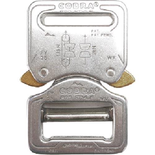 ALPIN COBRAプロスタイル バックル 25MM シルバー VF ( FY25AVF )