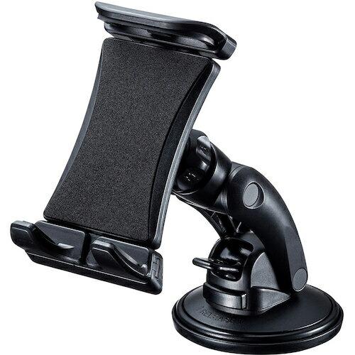 SANWA 車載用タブレットホルダー(吸盤式) ( CAR-HLD13BK )