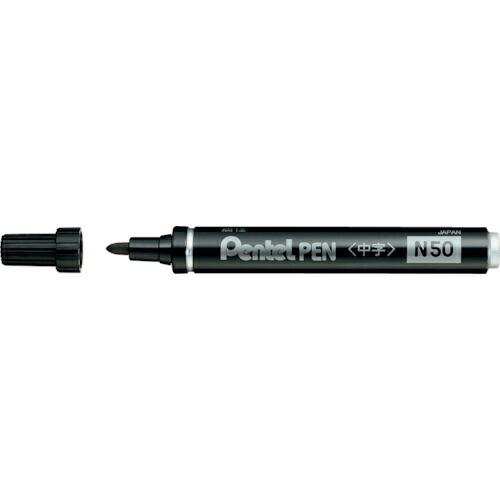 PENTEL ぺんてるペン 黒 D      ( N50-AD ) ぺんてる(株)