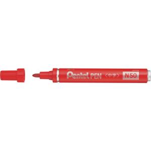 PENTEL ぺんてるペン 赤 D      ( N50-BD ) ぺんてる(株)｜orangetool