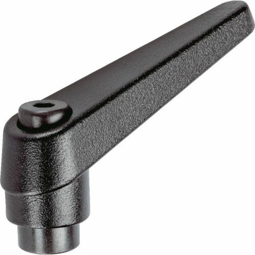 TRUSCO クランプレバー ブラック メネジ M16 ( TCFRBK-16 ) トラスコ中山(株...