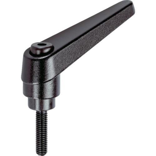 TRUSCO クランプレバー ブラック オネジ M5 ねじ長12 ( TCMRBK5-12 ) トラ...