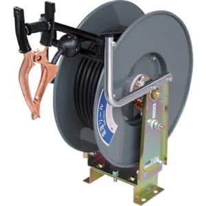 TRIENS 電気溶接ケーブルリール自動巻 アースクリップ仕様 38sqX15m ( SDR-3815A ) (株)三協リール (メーカー取寄)｜orangetool