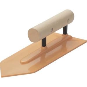 カネ三 ハイモルタル鏝 元幅105×先幅95 コテ長さ300mm ( HMK-300 ) ナルセ商工(株)｜orangetool