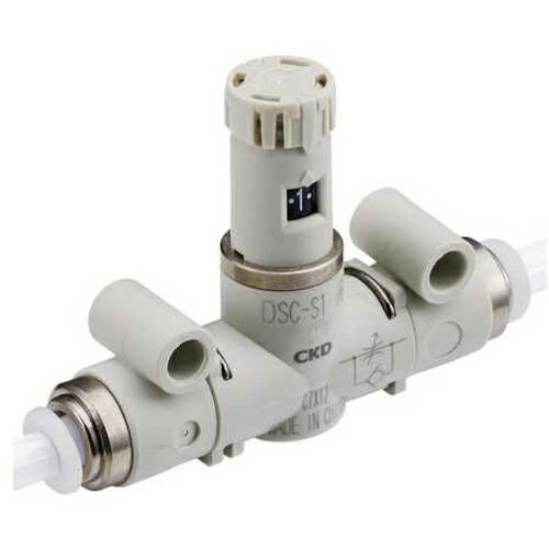 CKD ダイヤル付スピードコントローラ インラインタイプ  ( DSC-S1-06-H44-L )
