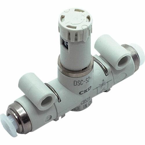 CKD ダイヤル付スピードコントローラ インラインタイプ ( DSC-S2-06-H66 ) CKD...