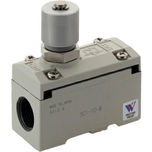 CKD スピードコントローラ 屋外向け商品Wシリーズ 中口径タイプ ( SC1-8-W ) CKD(...