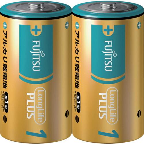 FDK アルカリ乾電池単1 Long Life Plus 2個パック ( LR20LP(2S) ) ...