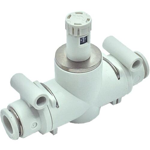 CKD ダイヤル付スピードコントローラ インラインタイプ  ( DSC-S1-10-H1010-L ...