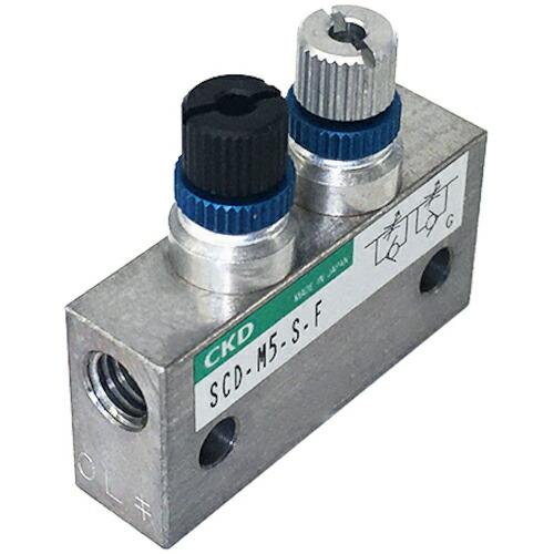 CKD 超小形インアウトスピードコントローラ  ( SCD-M5-S-F )