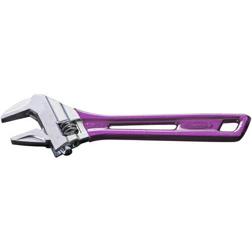 エビ ハイブリッドモンキーレンチ スケルトン バイオレット 150mm ( UM24V ) (株)ロ...