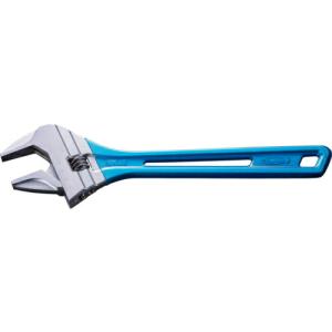 エビ ハイブリッドモンキーレンチ スケルトン ブルー 300mm ( UM46B ) (株)ロブテックス｜orangetool