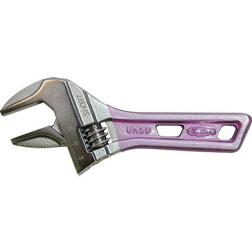 エビ ポケットモンキーレンチ バイオレット 160mm ( UM36SV ) (株)ロブテックス