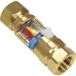 日東 フローモニター(レンズ交換タイプ)取付ねじRC1/2(74580) ( FMC-30-4F BRASS FKM ) 日東工器(株)｜orangetool