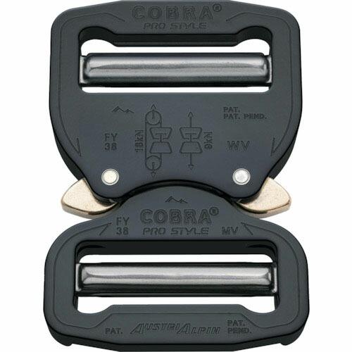 ALPIN COBRAプロスタイル バックル 38MM ブラック VV ( FY38KVV )