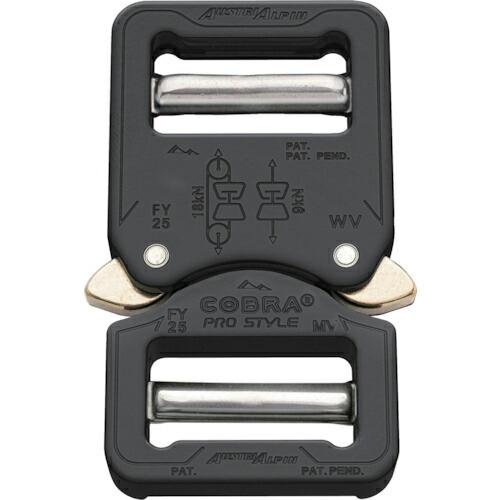 ALPIN COBRAプロスタイル バックル 25MM ブラック VV ( FY25KVV )