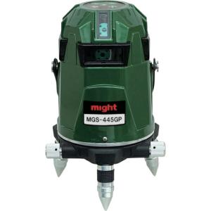 マイト マイティライン 本体+受光器MK-405G/セット LD(グリーンレーザー/ドット/センサー) 4V/4H/1P ( MGS-445GP-R ) マイト工業(株) (メーカー取寄)｜orangetool