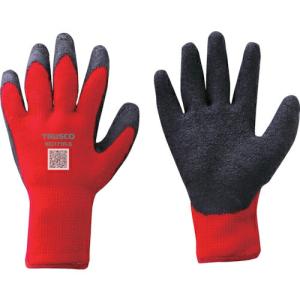 TRUSCO 防寒天然ゴム手袋 裏起毛タイプ レッド Sサイズ ( WG171R-S ) トラスコ中山(株)｜orangetool