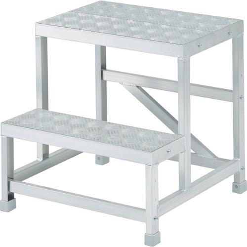 ハセガワ ライトステップ DBS型 縞板タイプ 2段 0.7m(17834) ( DBS2-547 ...