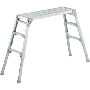 ハセガワ アルミ製脚部伸縮式足場台 65~96cm(17677) ( DRS-1000C ) 長谷川工業(株)｜orangetool