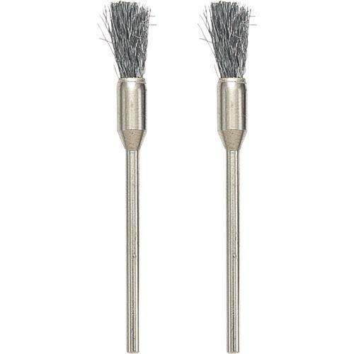 プロクソン マイクログラインダー用先端工具 ワイヤーブラシ2本ホウキ型(鉄) ( 28951 ) (...
