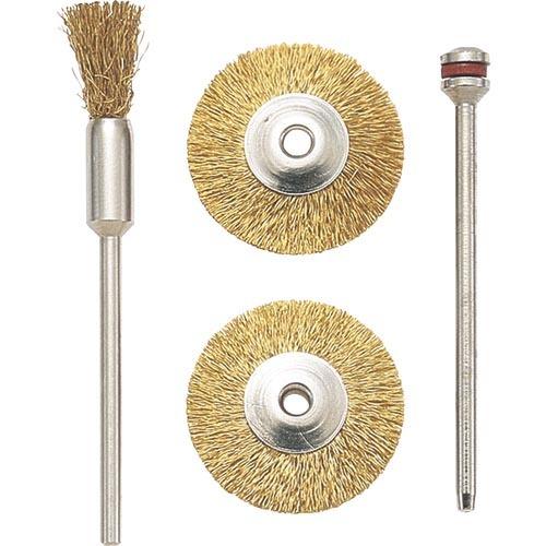 PROXXON マイクログラインダー用先端工具 ワイヤーブラシ 3個セット (真鍮) ( 28960...