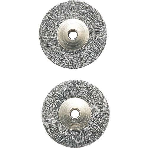 プロクソン マイクログラインダー用先端工具 ワイヤーブラシ2枚ディスク型(鉄) ( 28952 ) ...