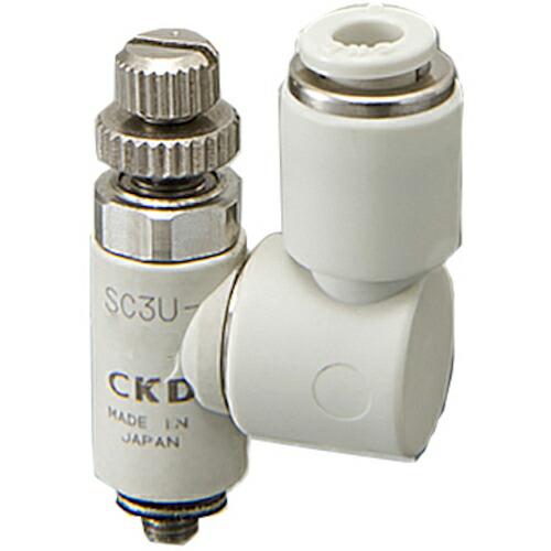 CKD スピードコントローラユニバーサルタイプ ワンタッチ継手付  ( SC3U-M3-4-O )