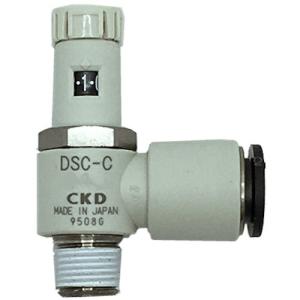 CKD ダイヤル付スピードコントローラ コンパクトタイプ  ( DSC-C-6-6-I )｜orangetool