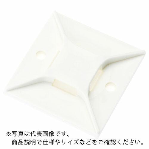 PANDUIT マウントベース ゴム系粘着テープ付き 白 (50個入) ( ABM3H-A-L )
