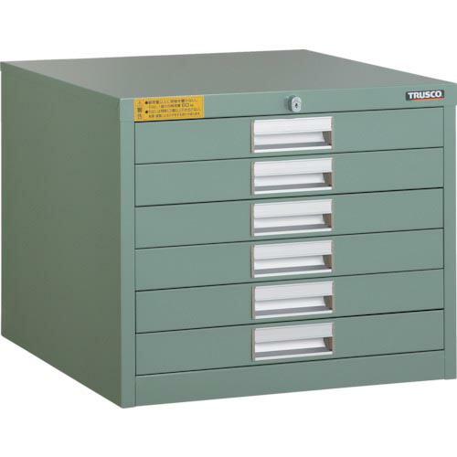 【SALE価格】TRUSCO LVE型キャビネット 500X550XH420 引出6段 ( LVE-...