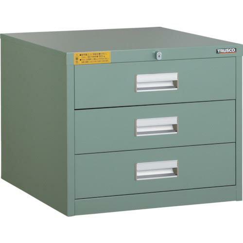 【SALE価格】TRUSCO LVE型キャビネット 500X550XH420 引出3段 ( LVE-...