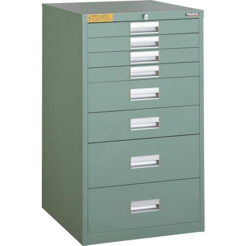 【SALE価格】TRUSCO LVE型キャビネット 500×550×H880 引出8段 ( LVE-...