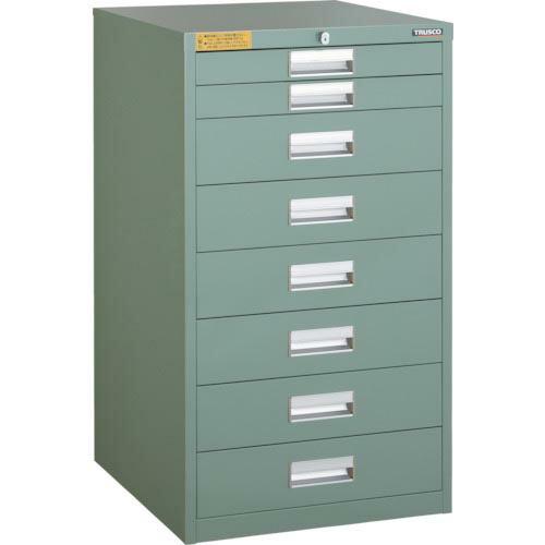 【SALE価格】TRUSCO LVE型キャビネット 500×550×H880 引出8段 ( LVE-...