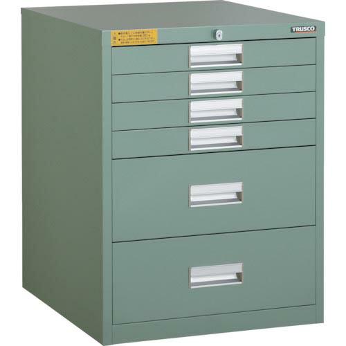 【SALE価格】TRUSCO LVE型キャビネット 500X550XH650 引出6段 ( LVE-...