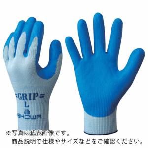 SHOWA ニトリルゴム背抜き手袋 No360強力グリップ ブルー Mサイズ ( NO360-M )｜orangetool