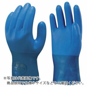 SHOWA 塩化ビニール手袋 No650耐油ビニロ-ブ ブルー Mサイズ ( NO650-M )｜orangetool