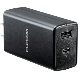 ELECOM ノートPC向けACアダプター PD準拠 57W コンパクト ブラック ( ACDC-PD1757BK )｜orangetool