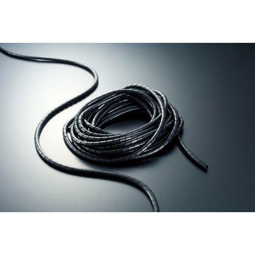 TRUSCO スパイラルチューブ 10m 結束径Φ3.2~25.0 黒 ( TSP4BK ) トラス...
