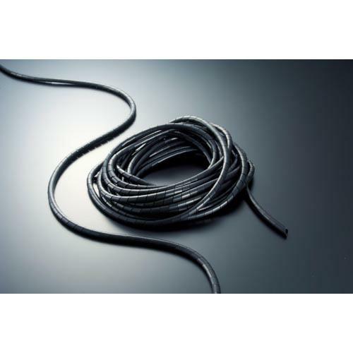 TRUSCO スパイラルチューブ 10m 結束径Φ9.0~32.0 黒 ( TSP12BK ) トラ...