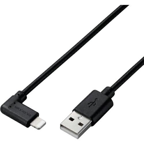 ELECOM Lightningケーブル L字コネクタ 抗菌 2.0m ブラック ( MPA-UAL...