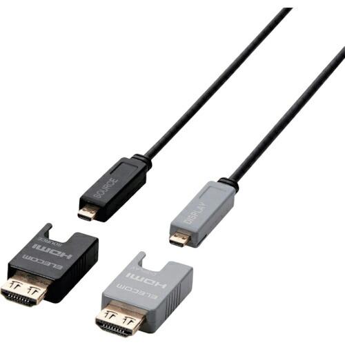ELECOM 長尺HDMIケーブル アクティブオプティカル 100m ( DH-HDLOB100BK...