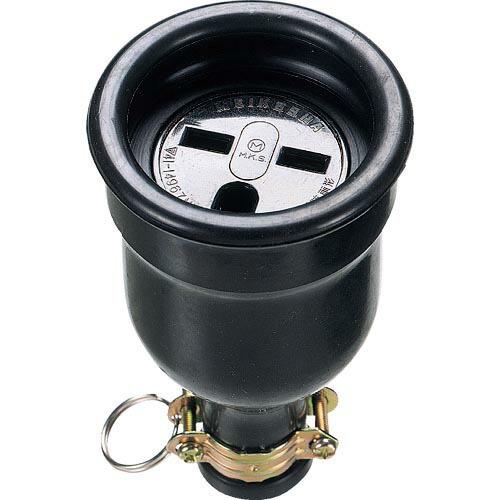 明工 防水コネクターボデー接地2P ( ME2628-N  (2P15A) ) (株)明工社